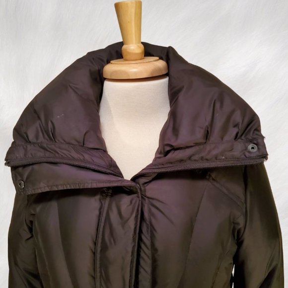 Cole Haan Knee-Length Black (80%) Down Puffer Coat Size M - Picture 8 of 16